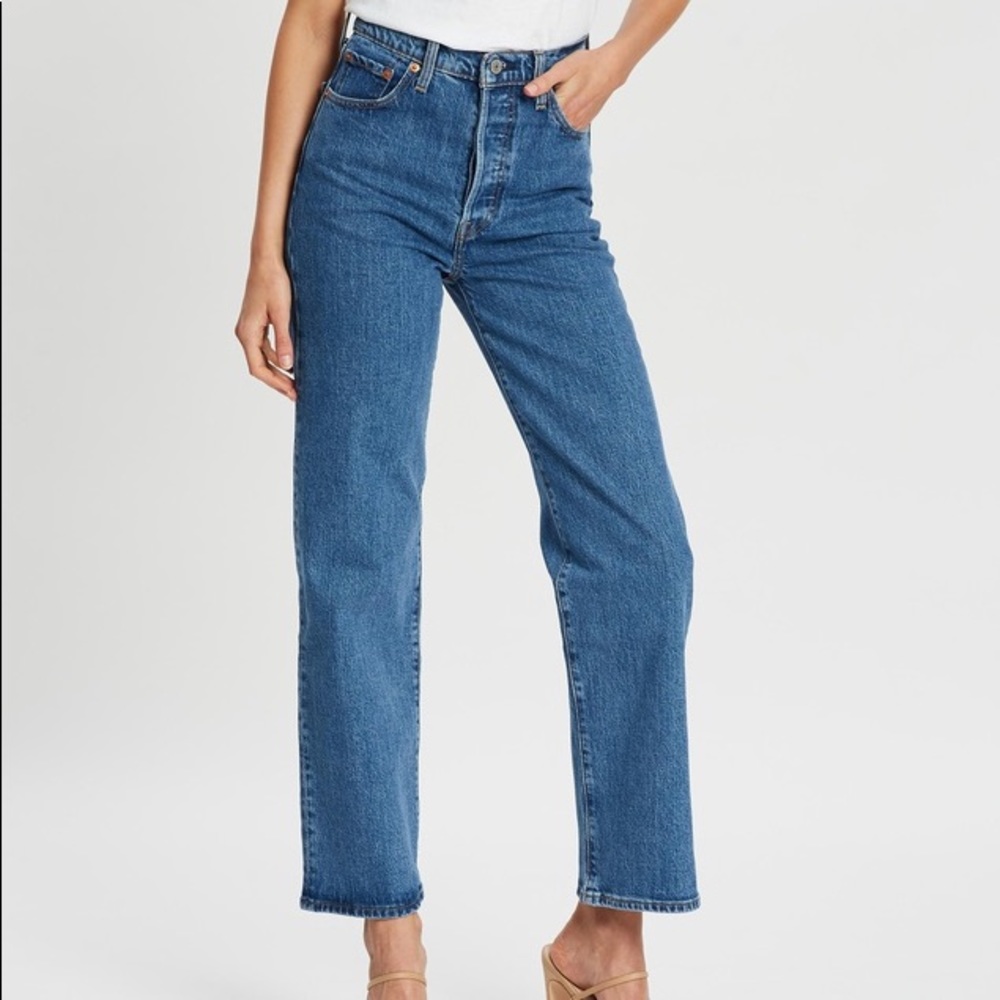 levi’s ribcage straight jeans